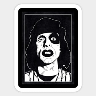 BASEBALL FURY - The Warriors (Black and White) Sticker